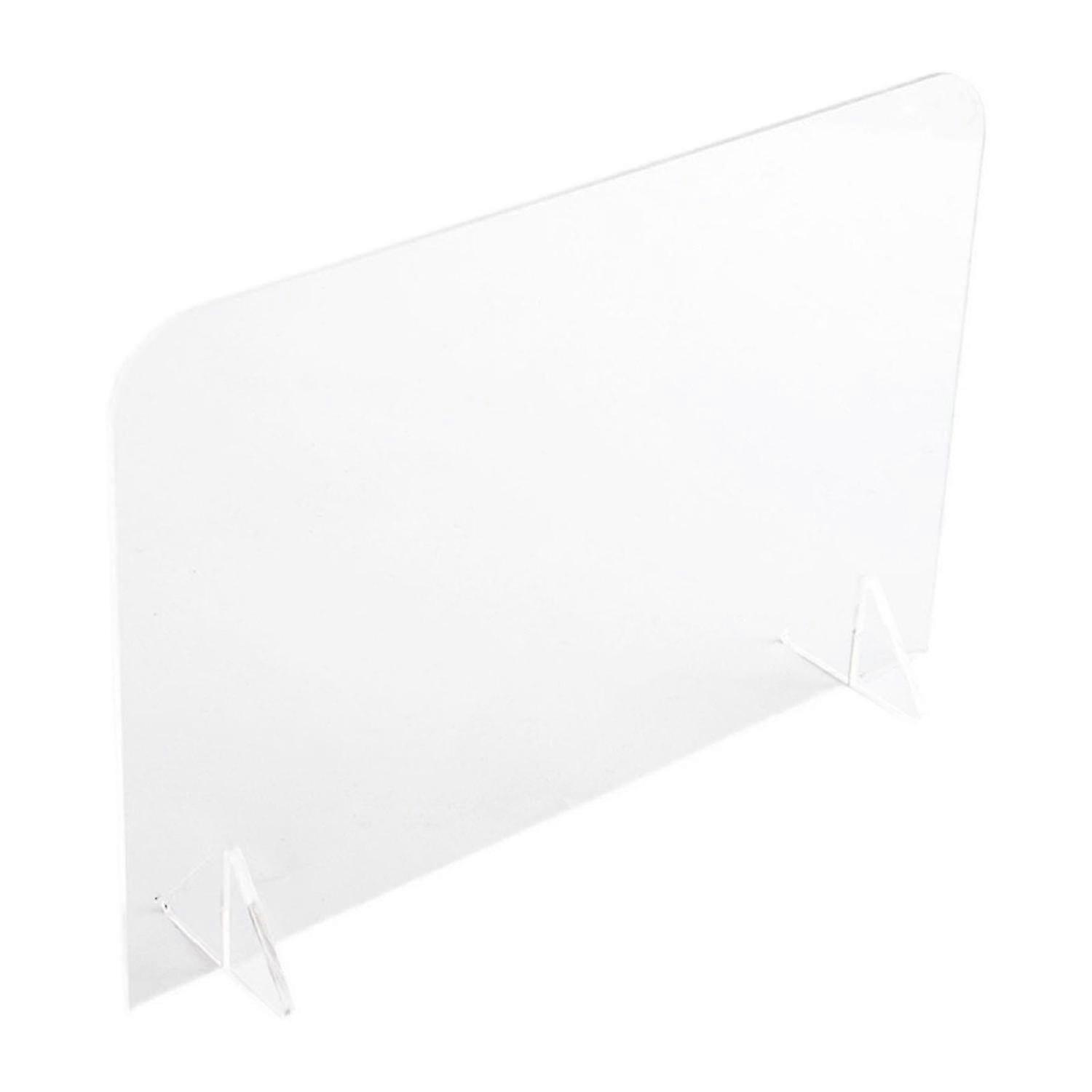 Acrylic Note Board With Base Stand Transparent Durable Lightweight Long Lasting