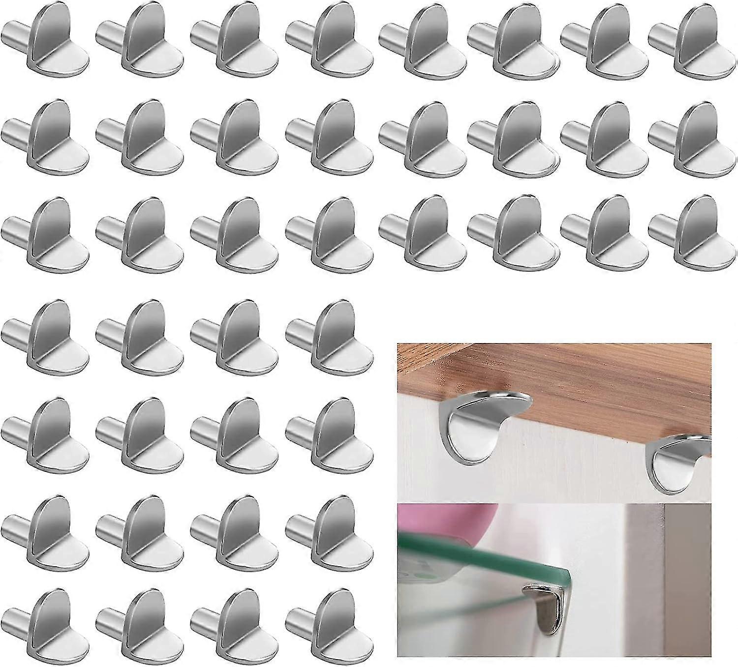 Shelf Bracket 40pcs*5mm Brackets For Shelves,metal Base Bracket Glass Shelf Bracket,support Shelf Bracket