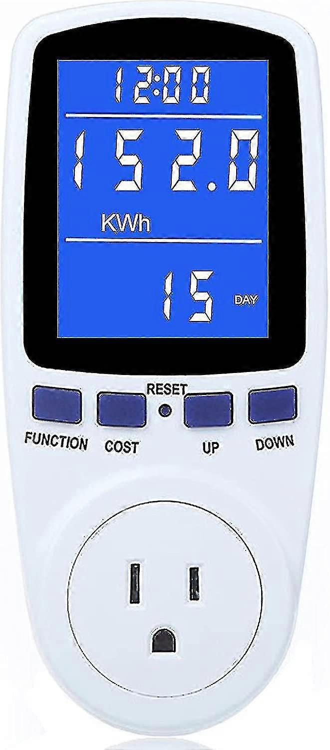 Upgraded Watt Meter Power Meter Plug Home Electricity Usage Monitor, Electrical Usage Monitor Consumption, Energy Voltage Amps Kill Meter Tester With