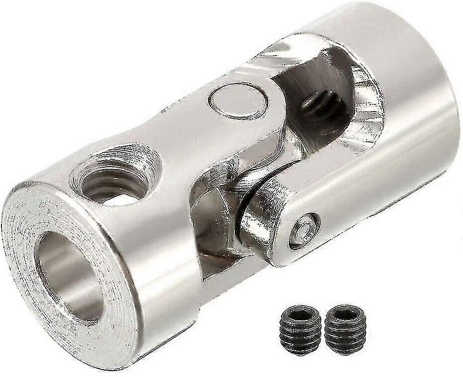 1 قطعة 2-10 مم U عمود التوجيه المشترك العالمي لملحقات سيارة القوارب DIY Silver-t