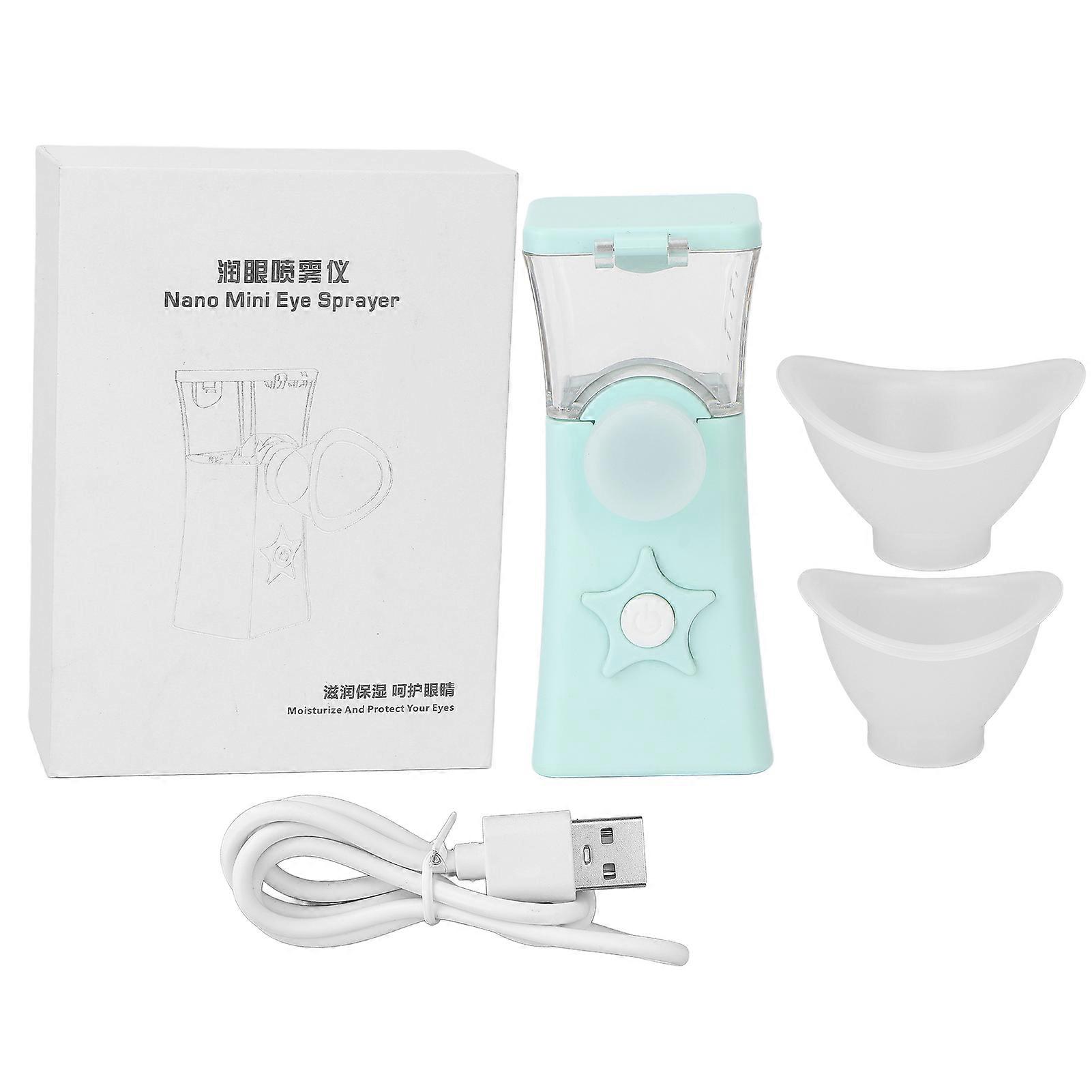 Nanometer Mist Atomization Green Portable Electric Eye Moisturizing Hydrating Sprayer