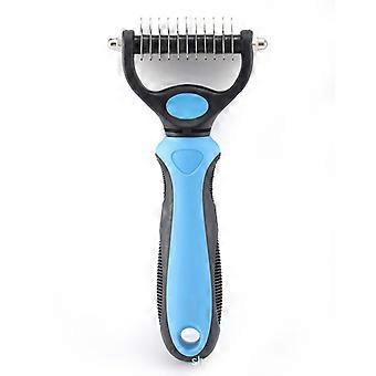 Pet Grooming Tool Dematting Kamm Zweiseitige Unterwolle Rake Easy Mats Tangles Entfernen