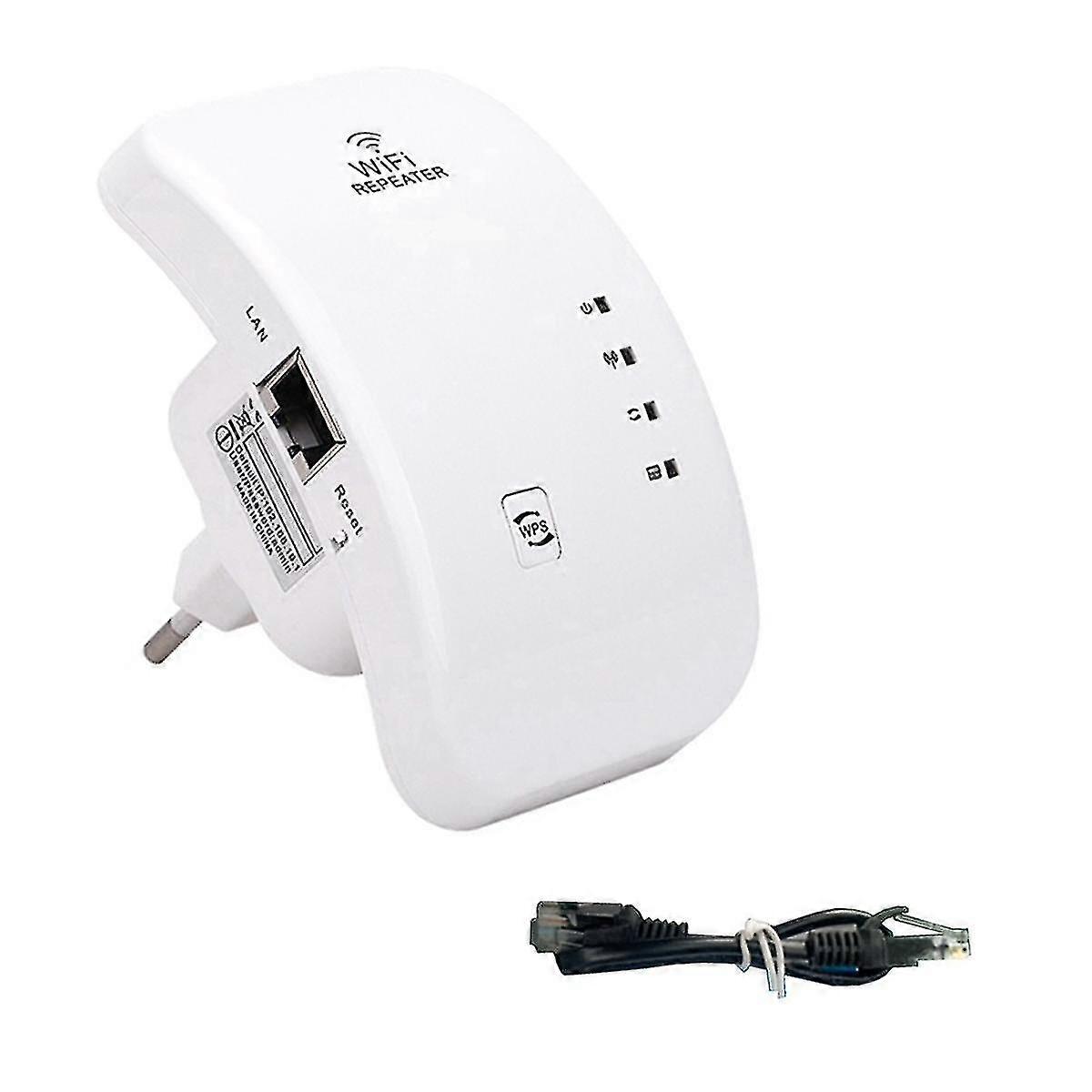 2024WiFi Repeater Wifi Extender 300M 2.4G Wi-Fi Booster Wi-Fi Repeater Access Point EU-Stecker