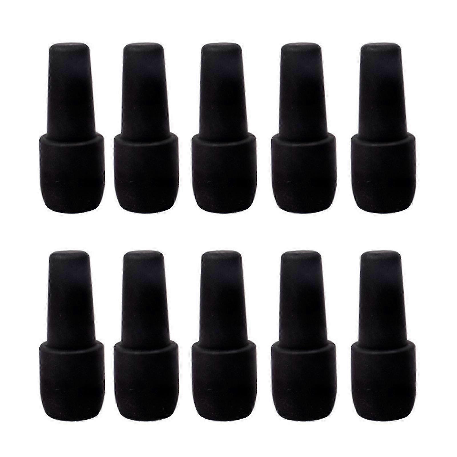 10st Vinflaskpropp Återanvändbar silikonflaskpropp Läckagesäkert vinflaskskydd för hembar