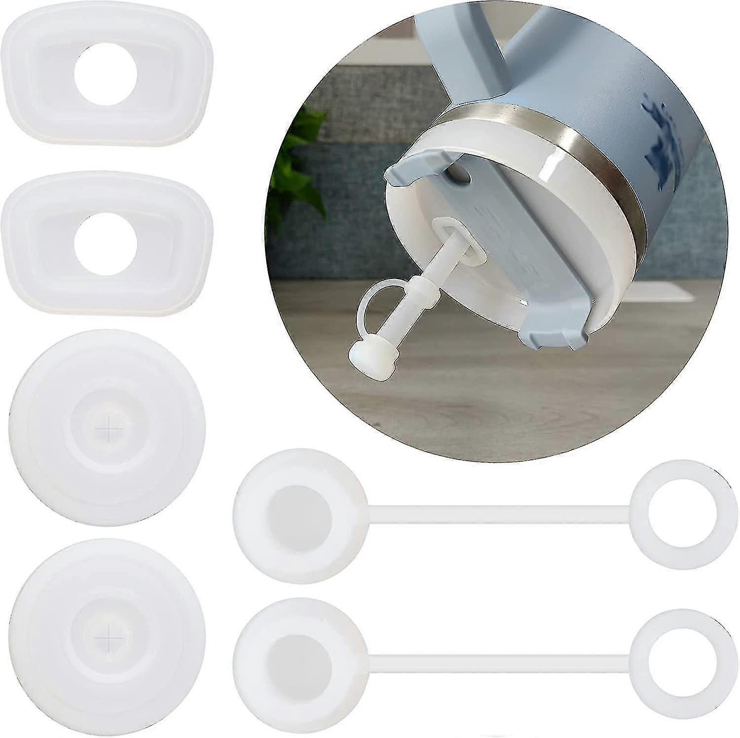 مجموعة سدادة سيليكون مقاومة للانسكاب من 3 ، متوافقة مع 1.0 كوب ستانلي 40 أونصة 30 أونصة ، ملحقات ستانلي