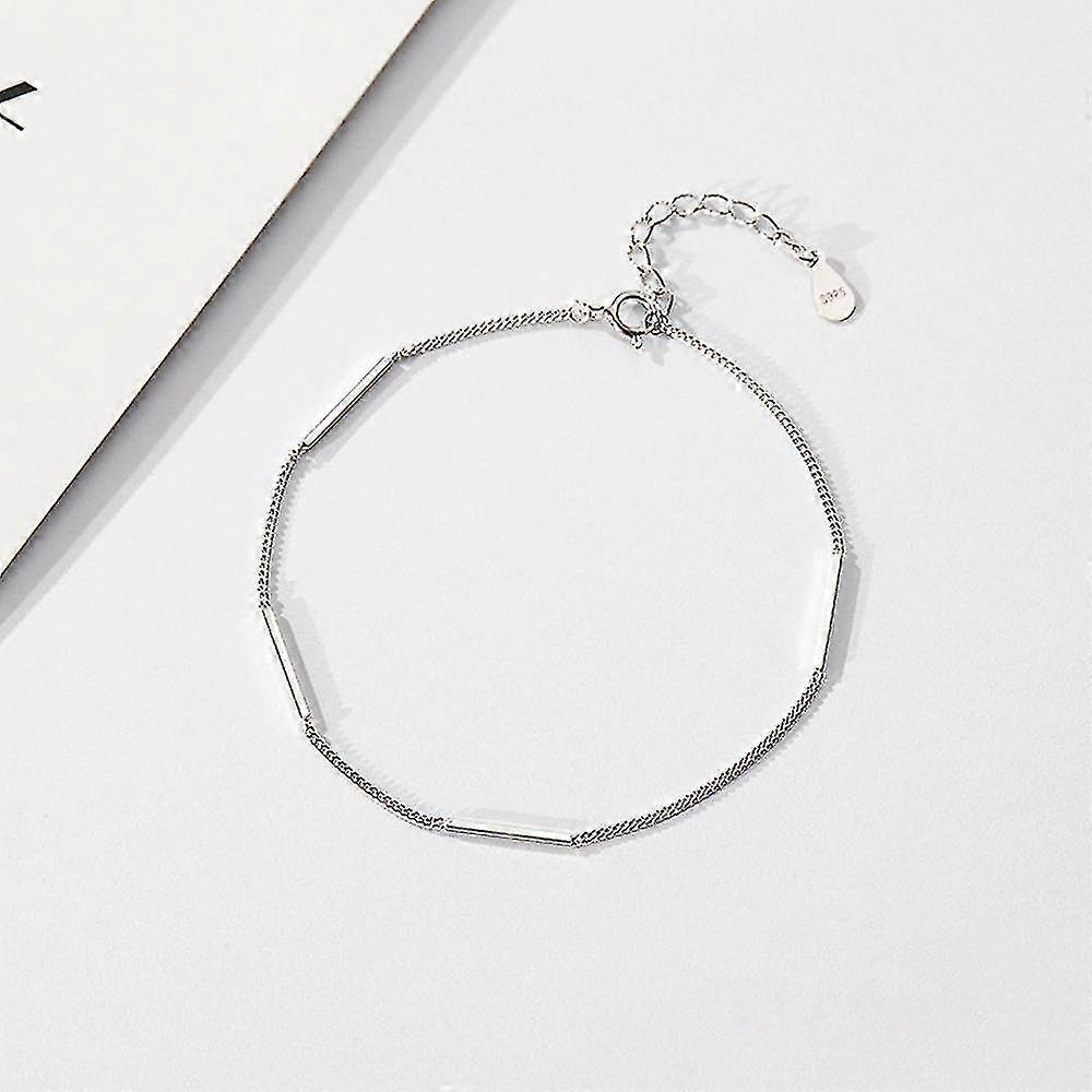 925 Silver Bracelet Women Simple S-b399