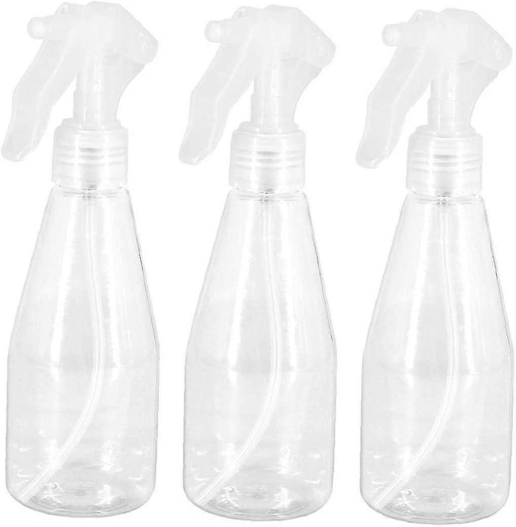 3pcs Cosmetic Spray Empty Bottles In Reusable Plastic Transparent Sprayer Mr. Trigger Main (200ml)