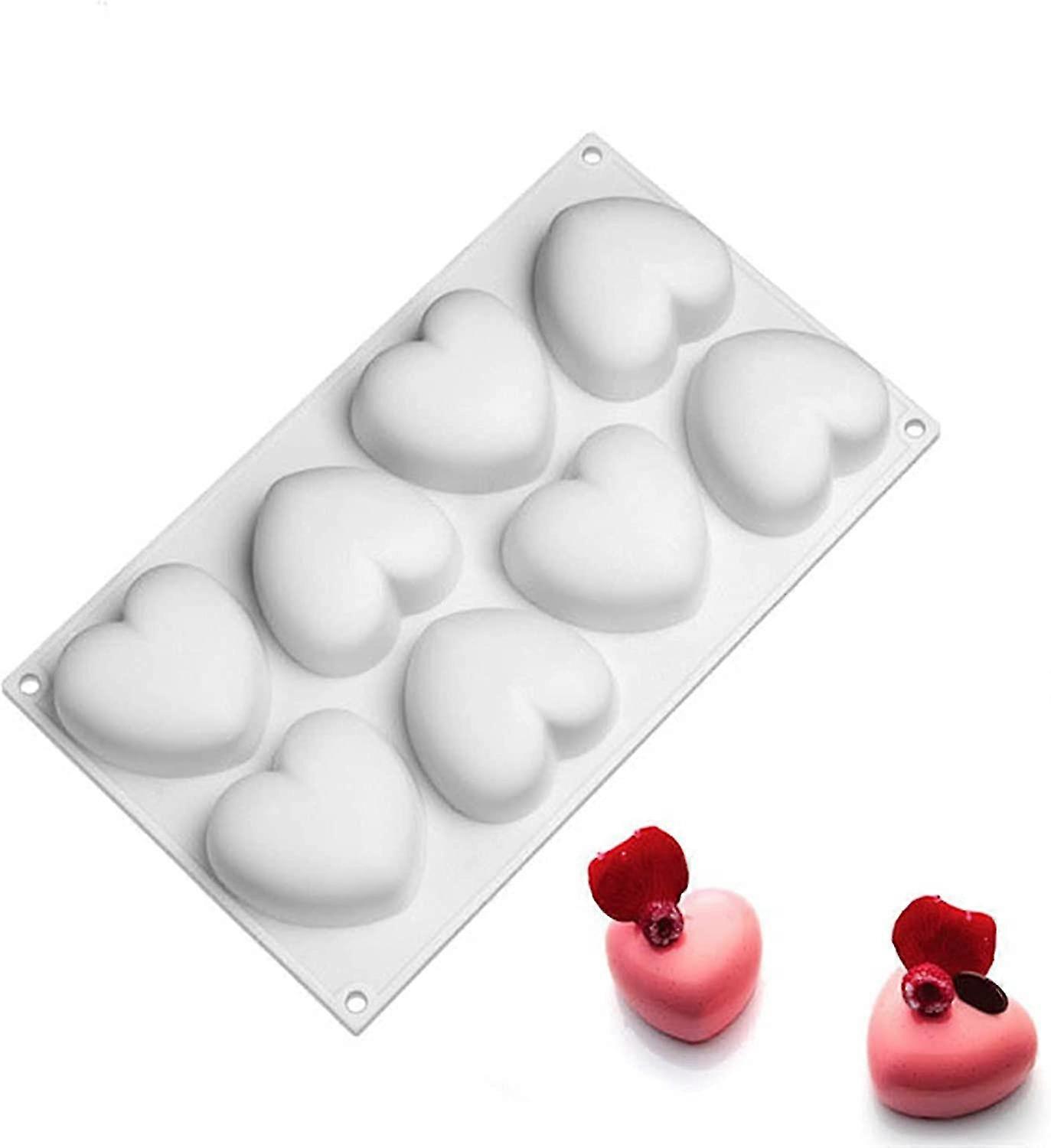 Cavities Silicone Heart Mold