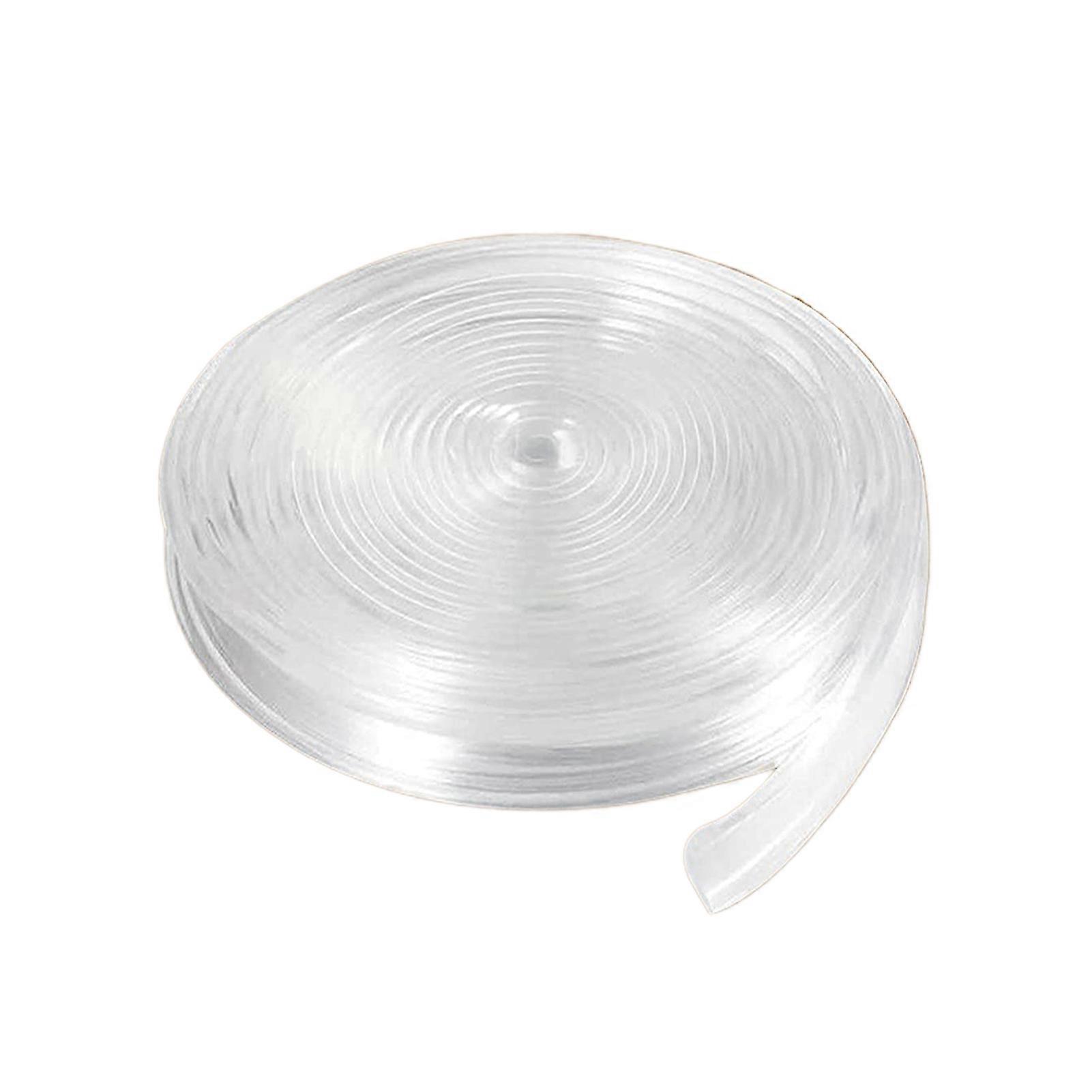 1 Roll Bumper Strip Transparent Strong Adhesive Cuttable Protective Anti-collision Gum Child Protective Strip Home Accessories KAESI