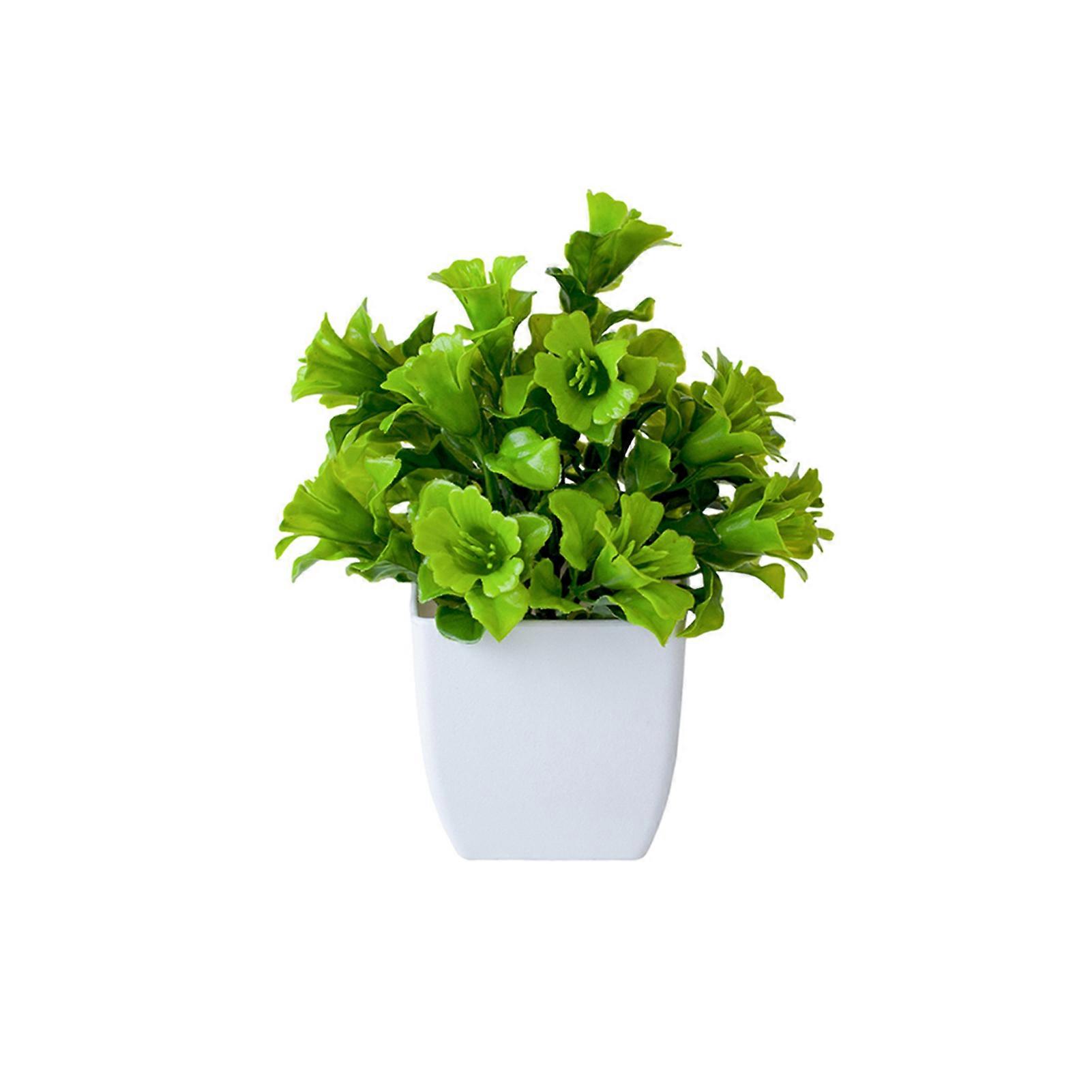Fake Potted Plant No-fade Artificial Lilac Bonsai Realistic Colorful Simulated Green Plant for Home Decoration