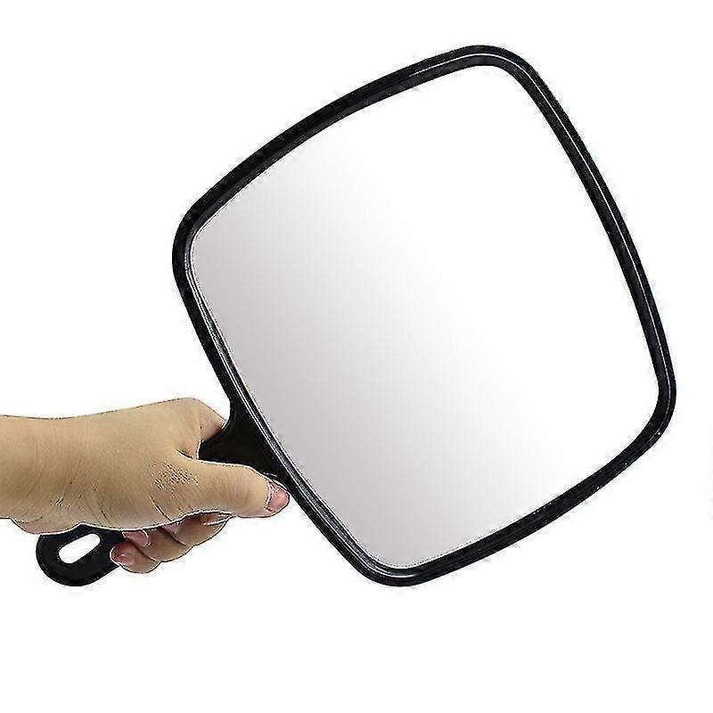 Hand Mirror Extra Large Black Handheld Mirror With Handle Multi-Purpos