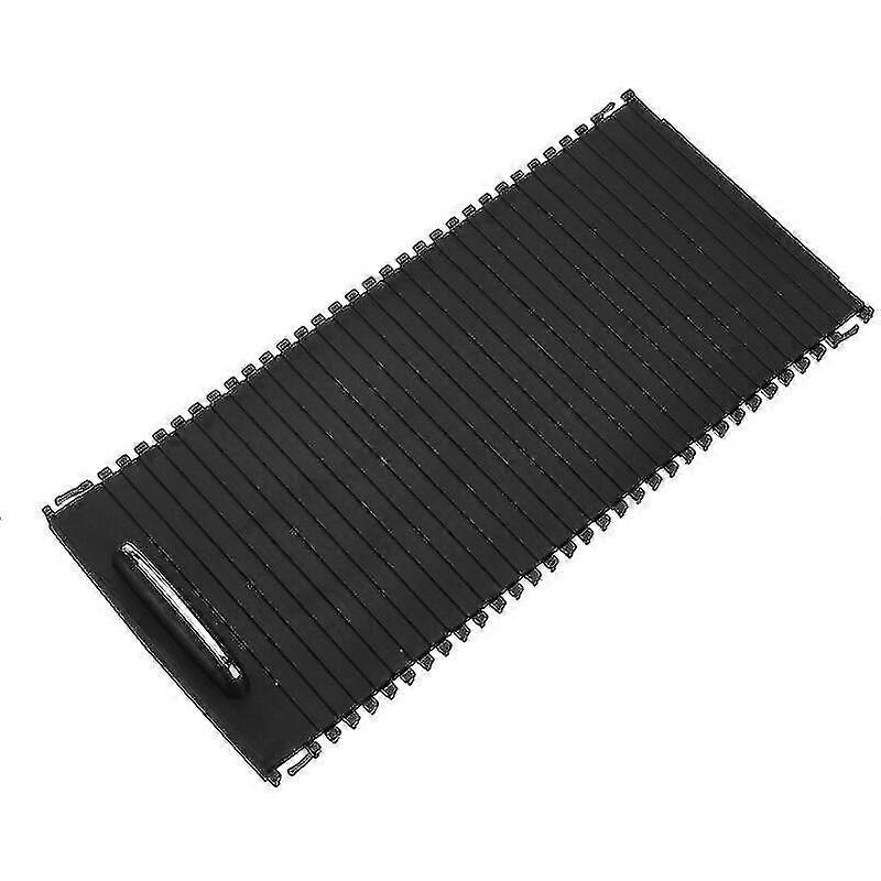 Black Center Console Roller Shade Cover For Benz C Class W204 S204 E Class W212 S212
