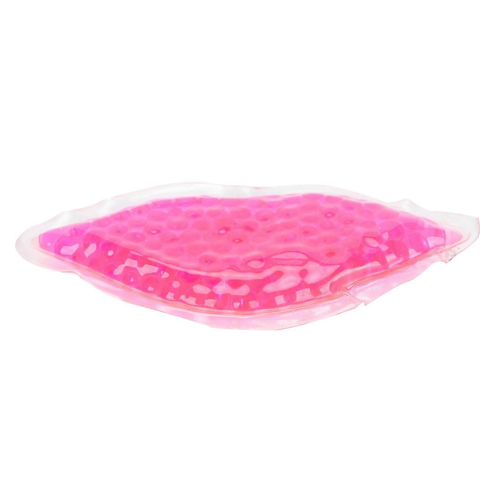 Lip Ice Gel Pack Hot Cold Compress Multipurpose Therapy Pack for Toothache Headache SwellingPink Large Size
