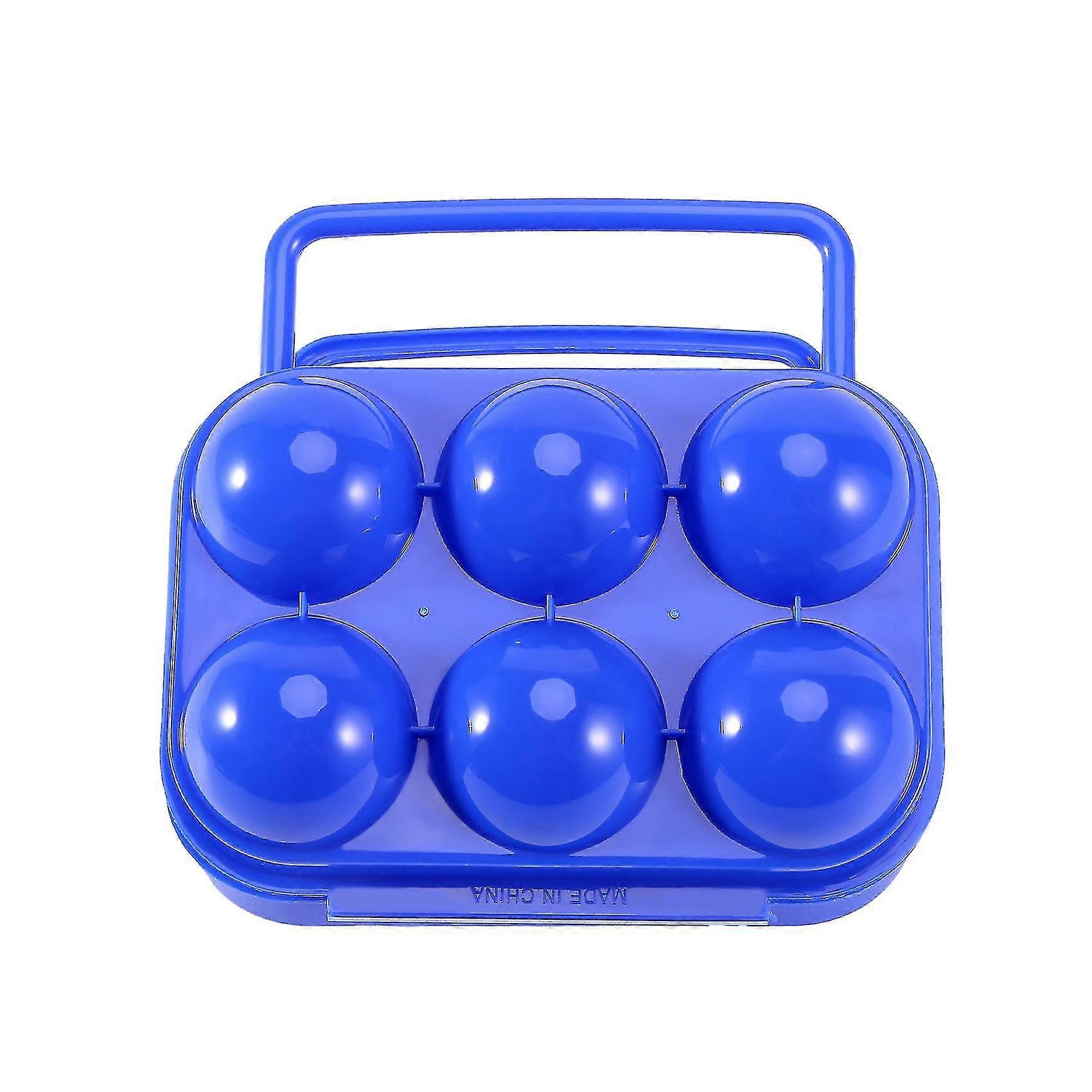 Portable Eggs Holder / Plastic Egg Box For Camping And Picnic (random Color)