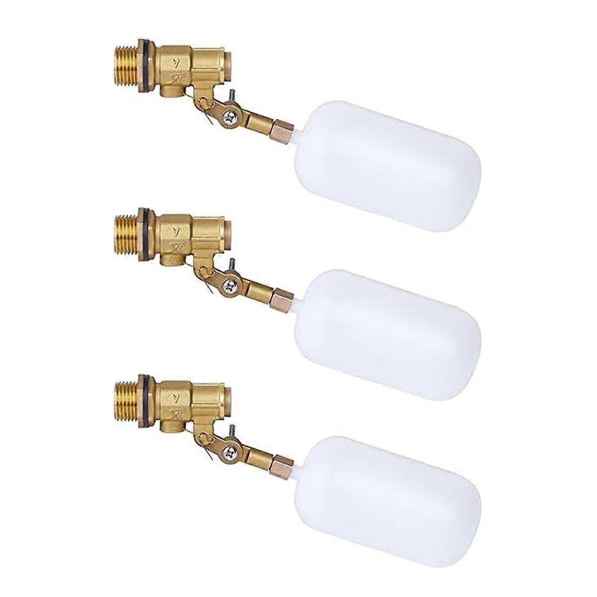 1/2 Inch Float Valve, Water Float Valve for Pond Float Valve Shutoff Auto Fill, for Livestock Tanks