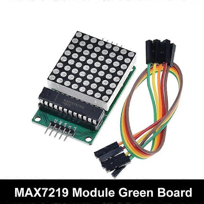 MAX7219 Dot Matrix Module Microcontroller Module Control Module Display Module 4 In One Display With 5P Line For Arduino