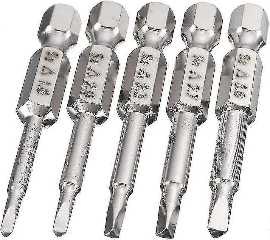 Magnetic Triangle Head Screwdriver Bits, 50mm S2 Steel Triangular Tip