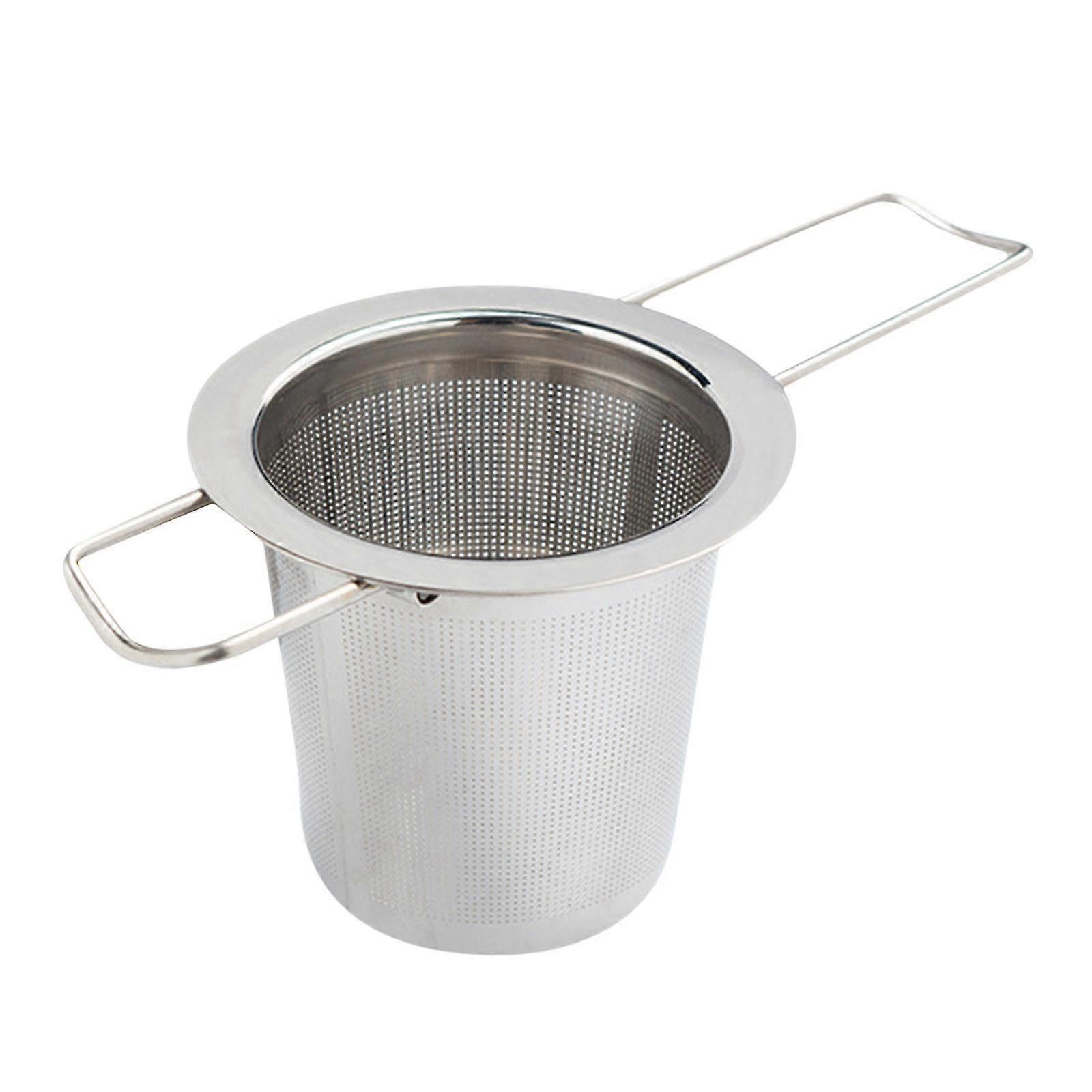 creative stainless mesh tea infuser strainer leaf filter leaks sieve tea compartment steel kitchen tool
