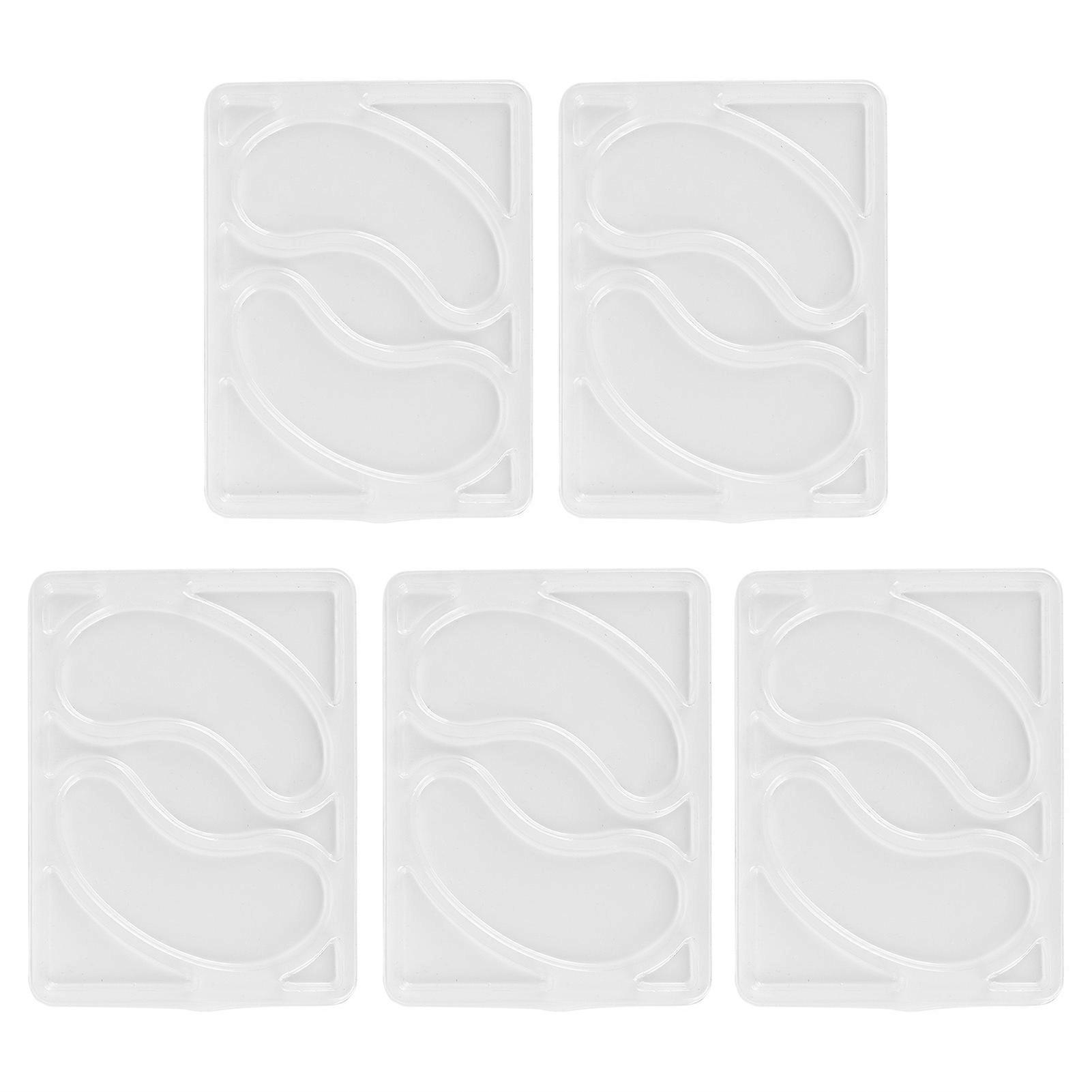 5Pcs Reusable Eye Mask Mold Multifunctional Mask Patch Mold Portable Eye Patch Tray