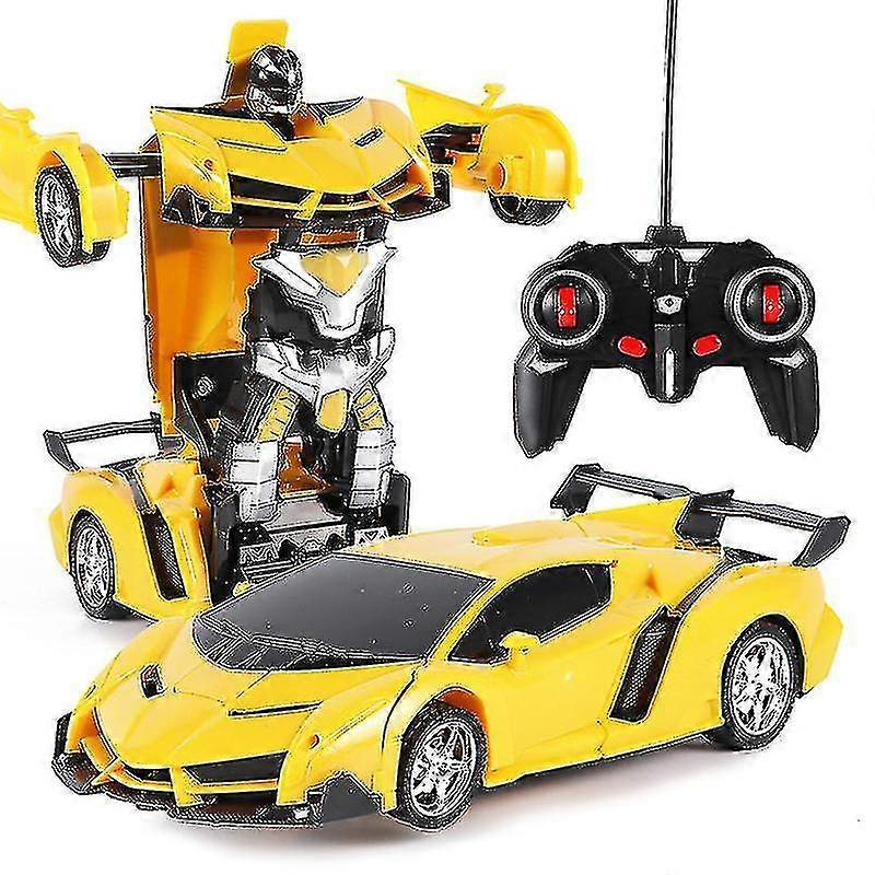1:18 Scale Transformer Rc Robot Car Remote Control Car Model Kids Toy - Blue