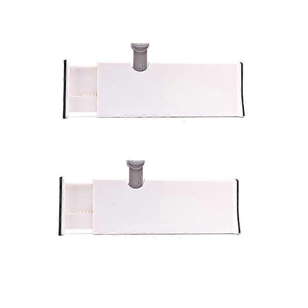 2PCS Adjustable Drawer Dividers Drawer Storage Organizers for Kitchen Drawer Store Underwear Socks Tableware