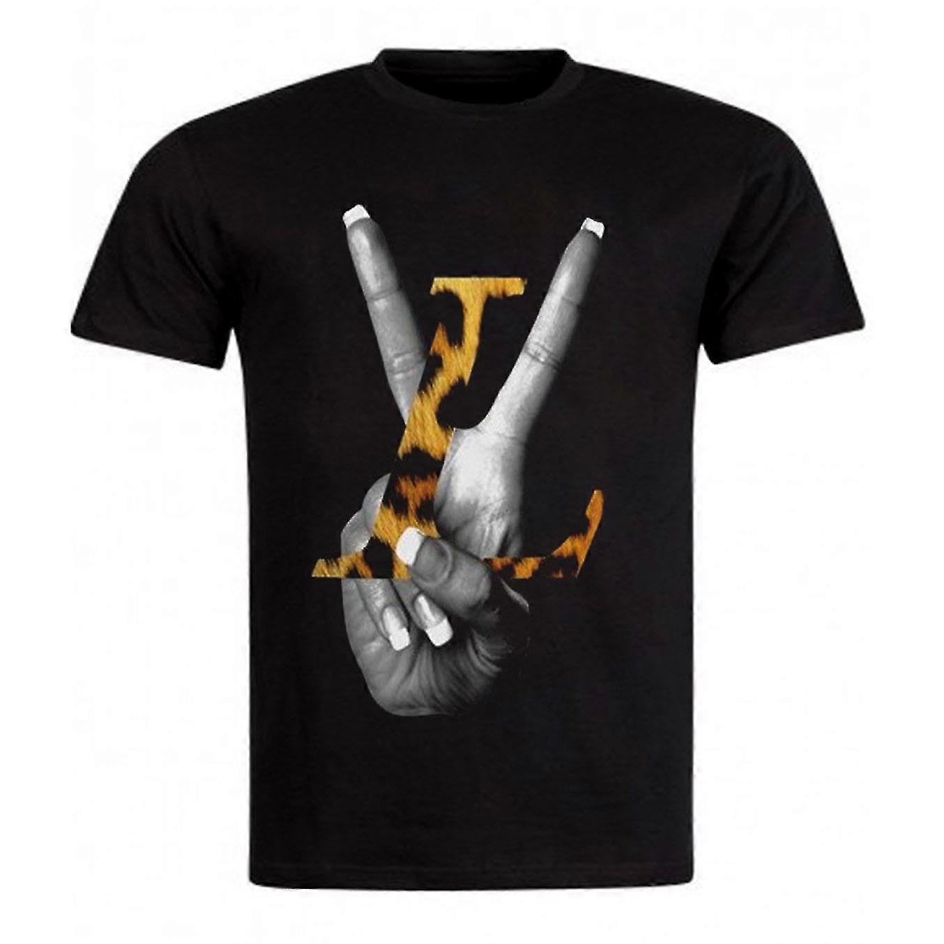 T-Shirt Peace An Love Leopard