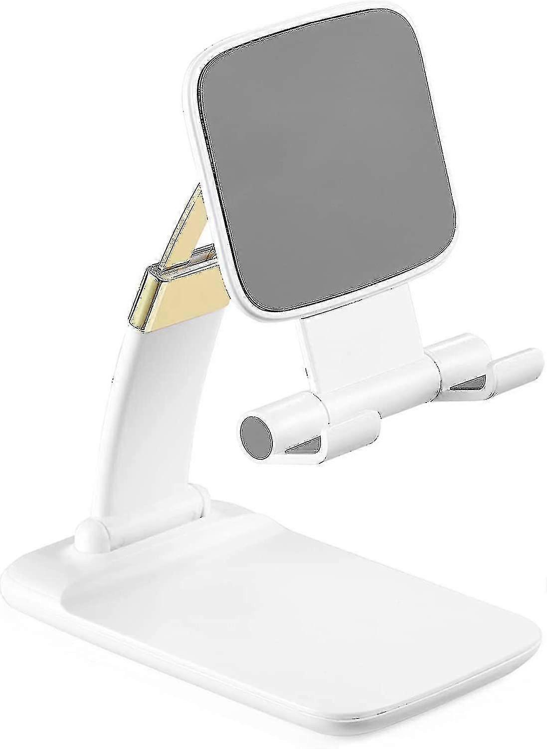 Foldable Desk Phone Holder, Angle Height Adjustable Phone Stand Compatible With Iphone, Ipad, All Smartphone