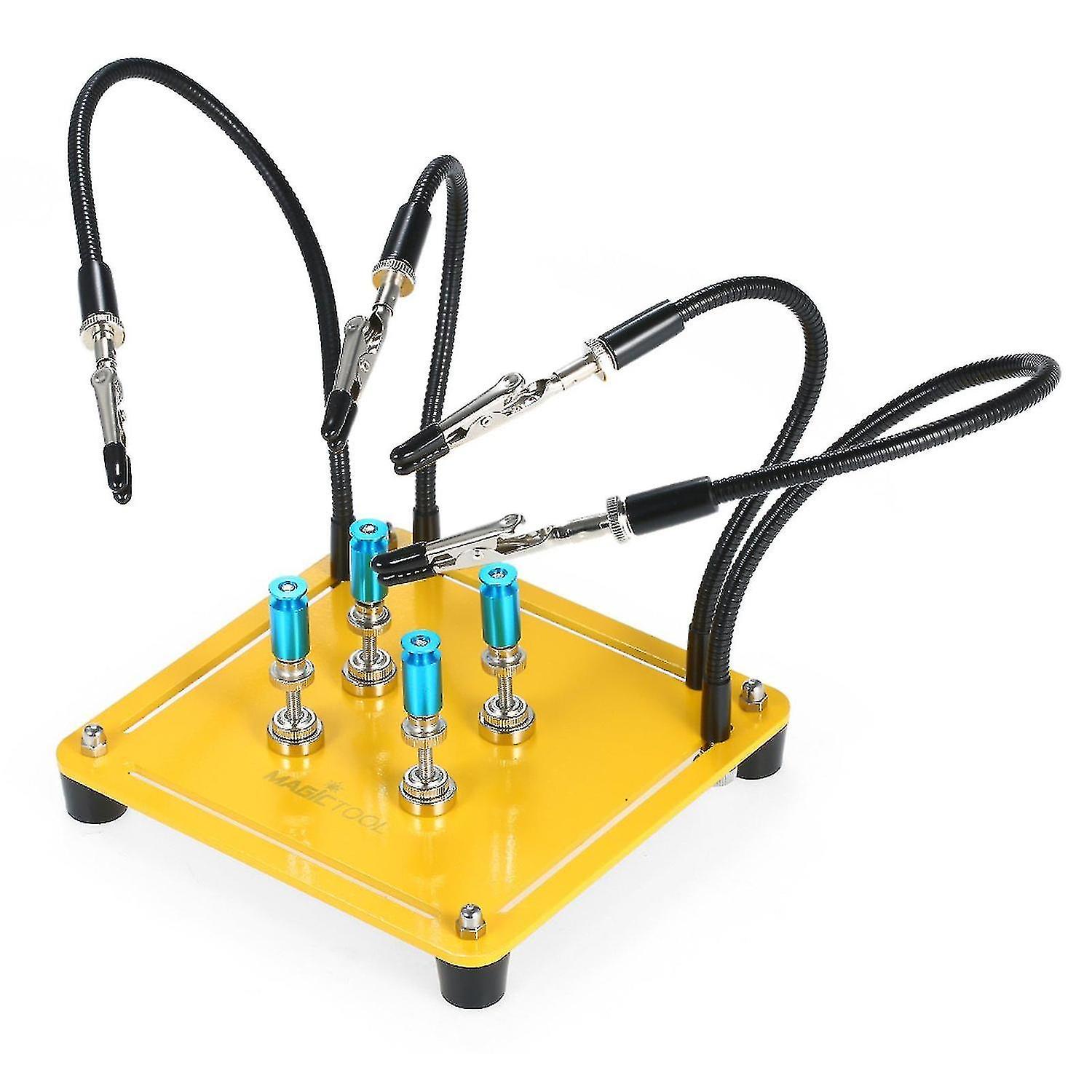 Tool bags kkmoon pcb fixture base arms soldering station pcb fixture helping hands third hand system