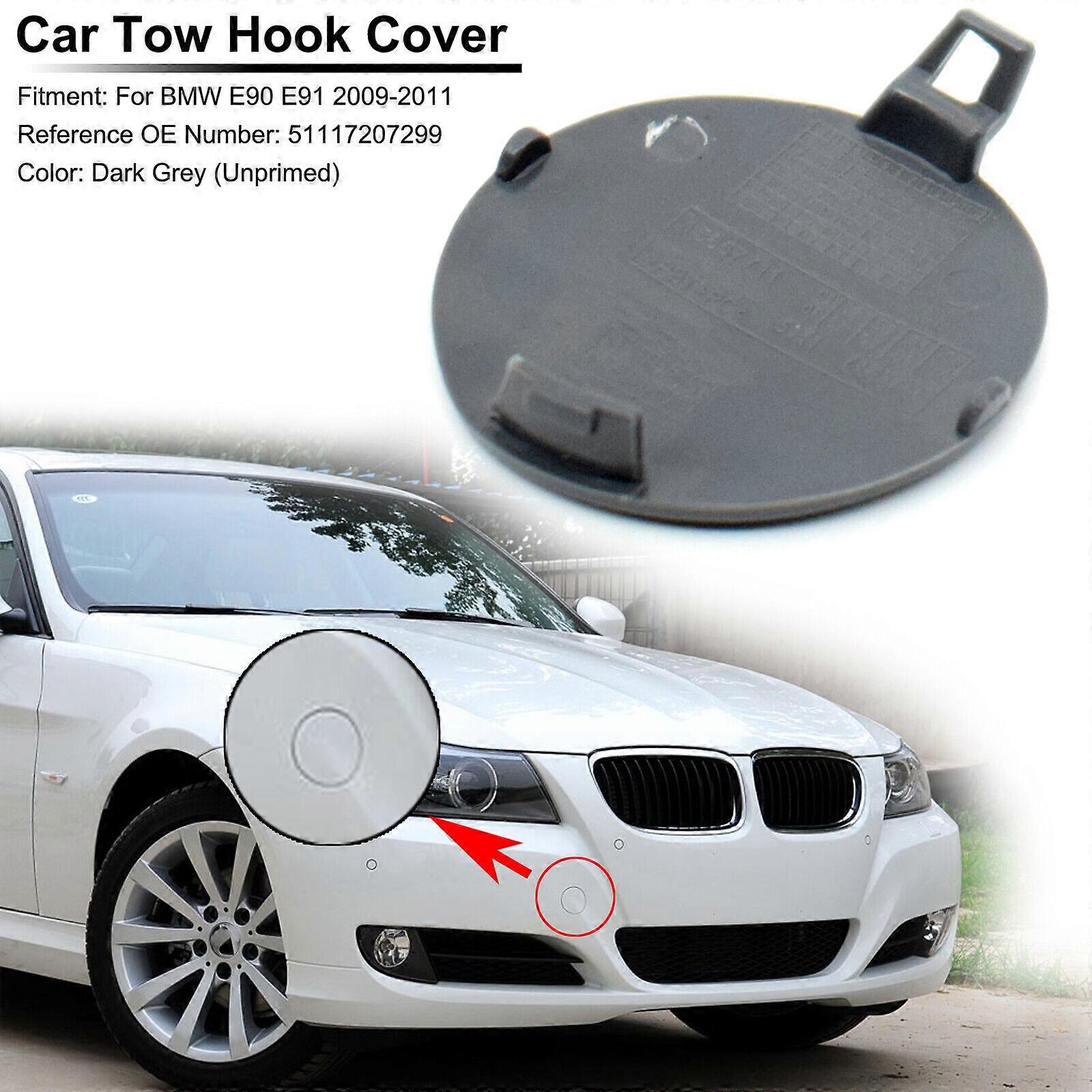 Front towing cap towing hook unprimed trim for BMW 3 Series E90 E91 2009-11
