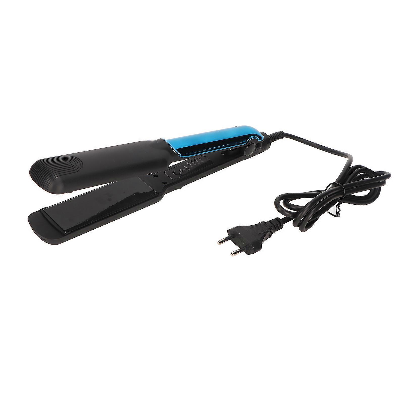 2-in-1 Portable Hair Straightener with Ceramic Coating 40W Quick Heating EU Plug