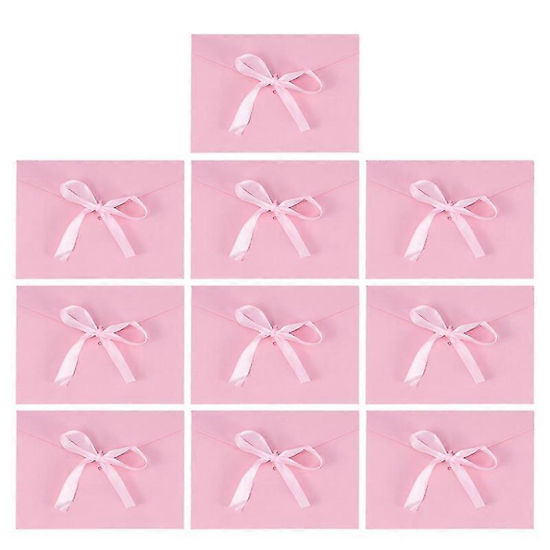 10pcs Creative Bow Envelopes-c