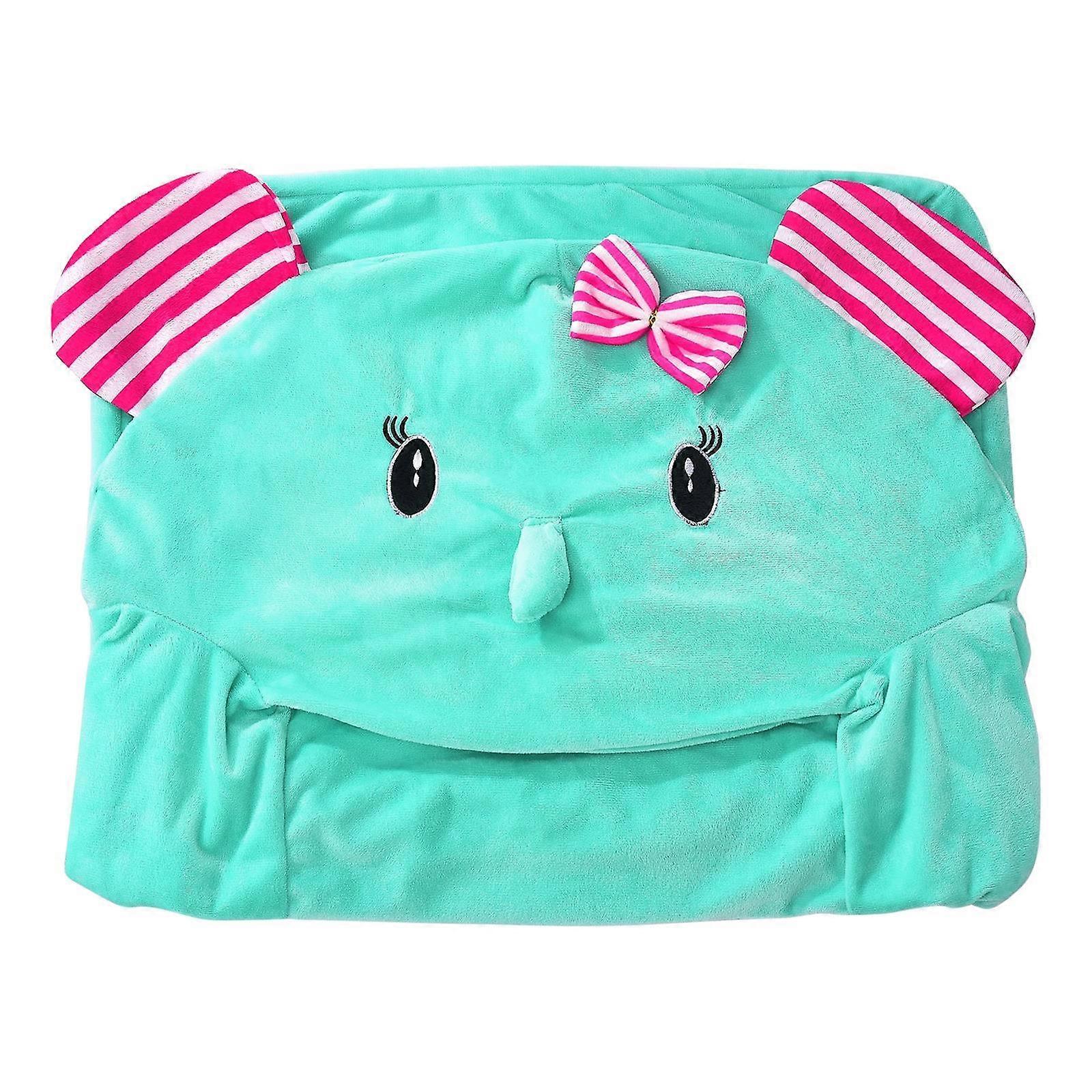 Lazy 2 in 1 Plush Foldable Kids Sofa COVER Backrest Armchair Foldable Children Sofa |Without Cushion |Cute Cartoon Lazy Sofa Children Flip Open Sofa B