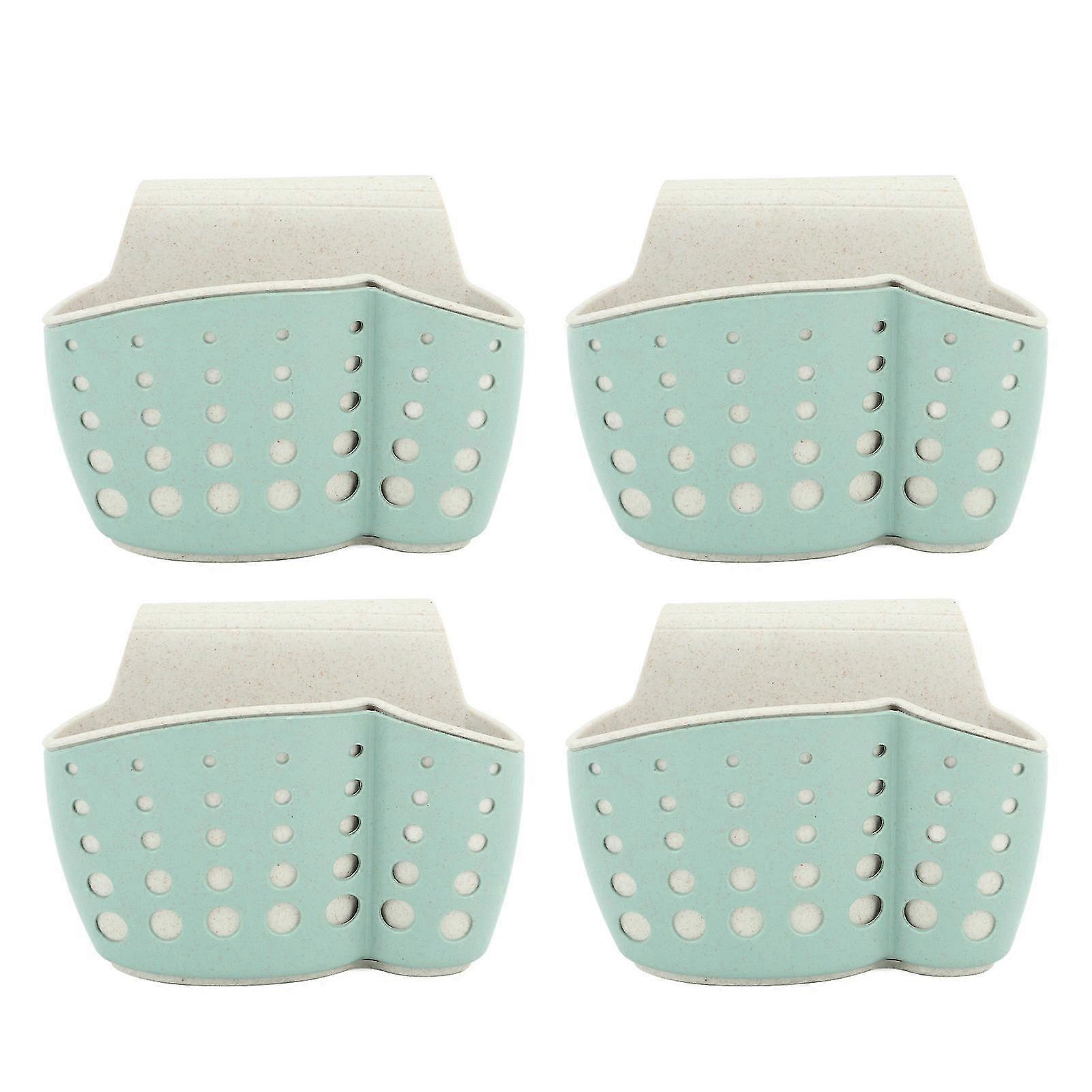Adjustable Strap Sink Sponge Holder with 2 Layers - Green