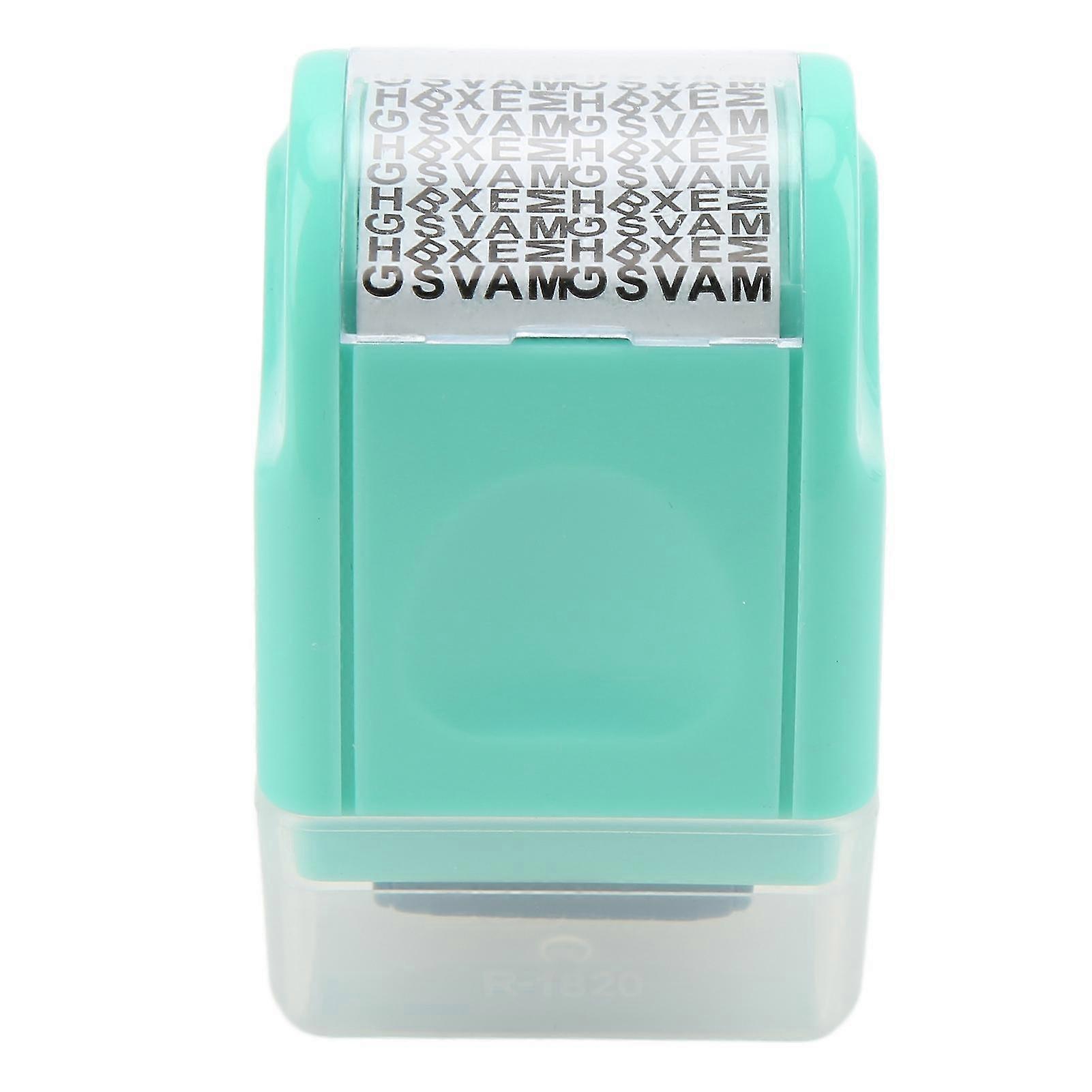 Green Detachable Window ABS Material Confidential Stamp