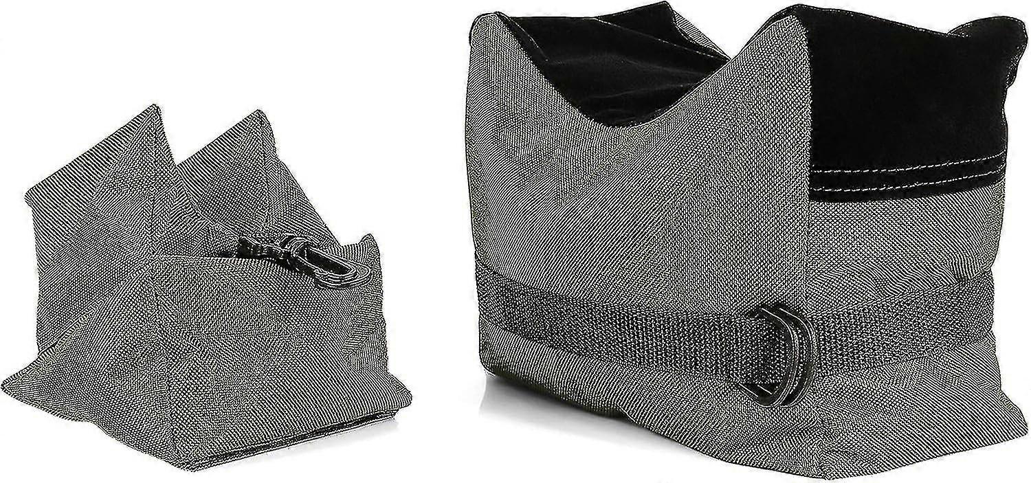 Outdoor Shooting Rest Bags Target Sports Shooting Bench Rest Front & Rear Support Sand Bag Stand Holders For Rifles Unfilled-xjw