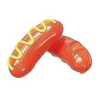 Pet Products Sound Dog Bite Glue Grinding Stick Hot Dog Sausage Dog Toy, Squeak Dog Toys For Aggressive Chewer - SHENSHEN