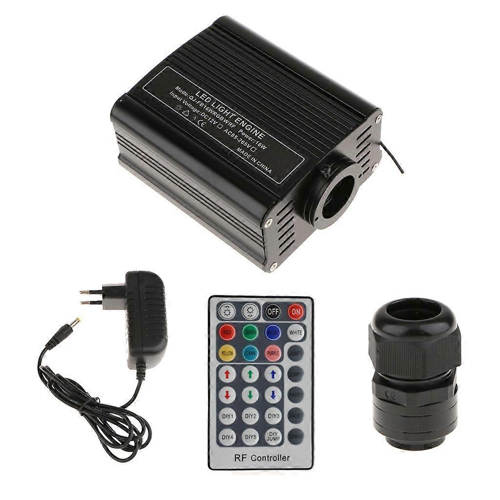 16W RGBW Light Source Device Optic Generator with 28 Key RF Control-EU Plug