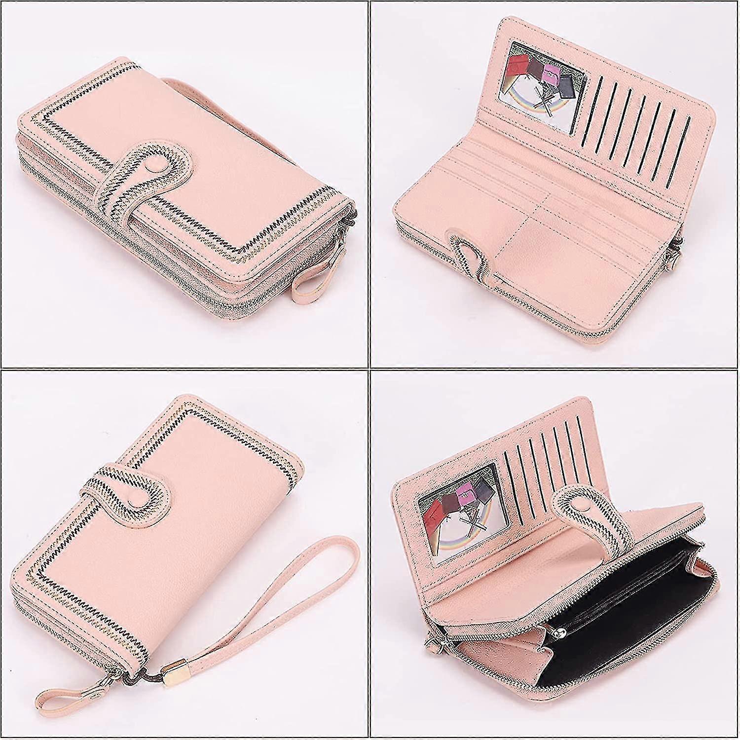 Women's Healwe Pu Leather Wallet With Multiple Card Slots And Spacious