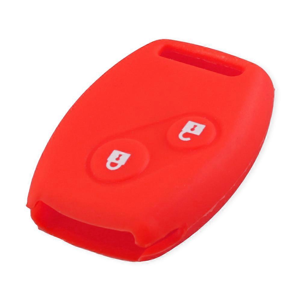 Silicone Car Key Fob Case Cover Set Shell Holder For Honda For Accord CRV Civic Fit Freed StepWGN Two 2 Buttons Remote