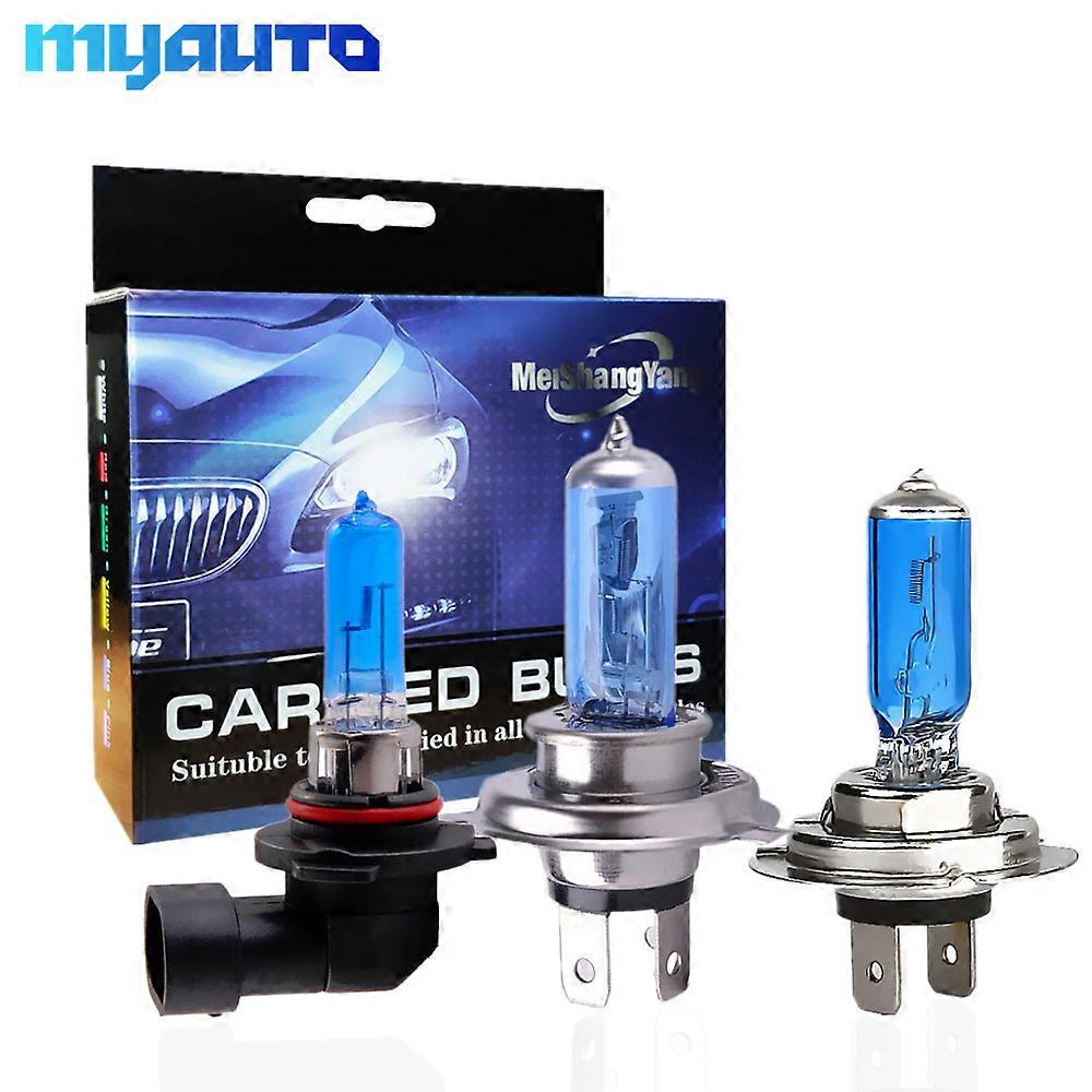 2PCS H1 H3 H4 H11 H7 H8 55W 100W Halogen Headlight light 12V 9005 HB3 9006 HB4 100W Auto Fog Light White Car light DRL