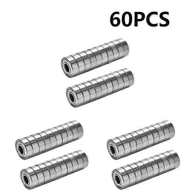 20-100PCS 608ZZ Roulements à billes en acier au carbone à une rangée ABEC-7 Roulements miniatures à rainure profonde Pièces de rechange pour scooter de skateboard