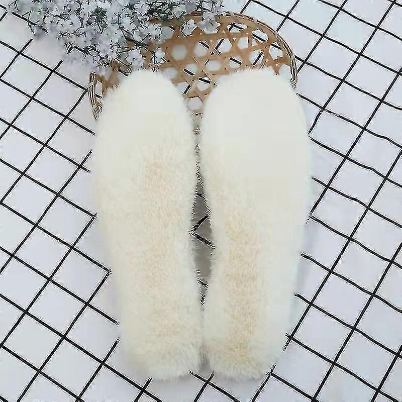Sheepskin Insoles Super Thick Premium Shoe Insoles,durable & Extra Fluffy$wool Insoles Sheepskin Shoe Inserts Replacement Universal For Women Men Cozy