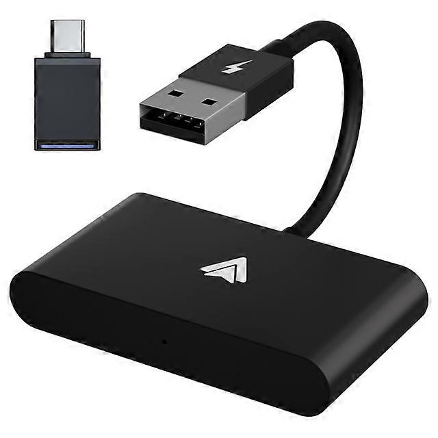 Wireless Adapter for Android Phone,Wireless Auto Car Adapter,Wireless Carplay Dongle,Plug Play 5GHz WiFi Online Update