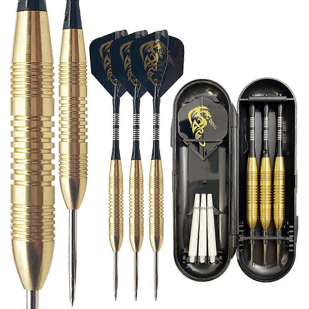 Professionele boogschutter 23 gram stalen tip darts-zwarte coating messing vaten
