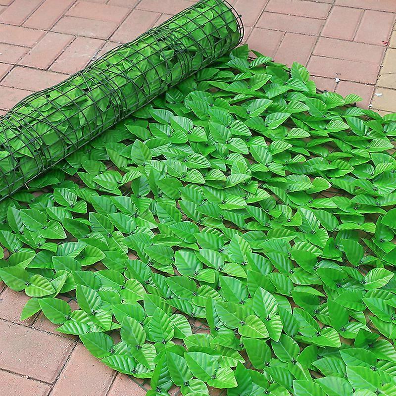 UV Protection Artificial Balcony Green Leaf Fence Roll Up Panel Ivy Privacy Garden Fence Backyard Home Decor Rattan Plants Wall