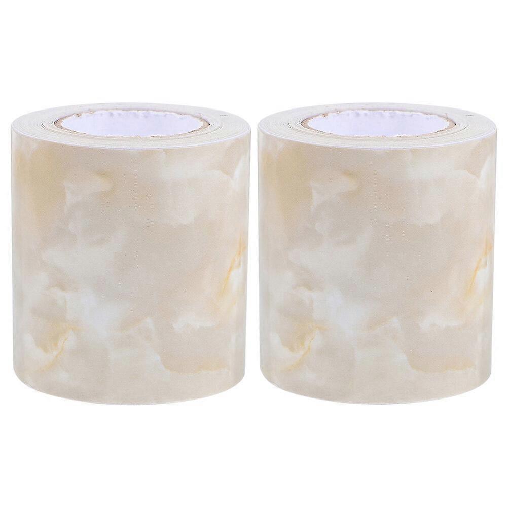 2 Rollen Sockelleiste Abdeckung Marmor Papier Marmor Arbeitsplatte Peel And Stick Kleber Wandverkleidung