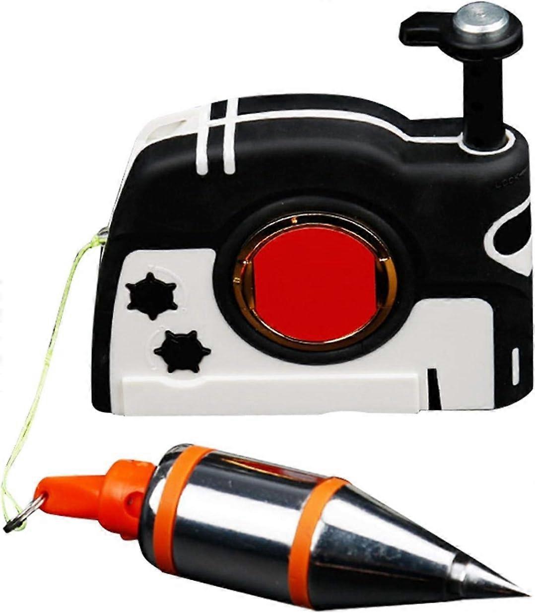 Plumb Bob, Magnetic Plumb Bob med 14.7ft String, Plumb Bob Line Reel, Plumb Setter Leveling Test Measu