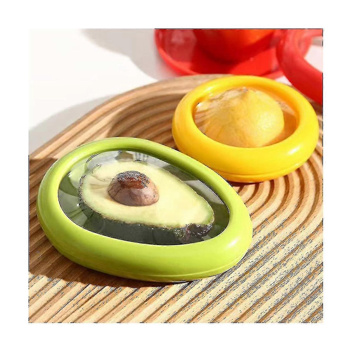 Fruit And Vegetable Storage Containers Set For Avocado Onion Lemon Tomato Saver And Storage Keeper