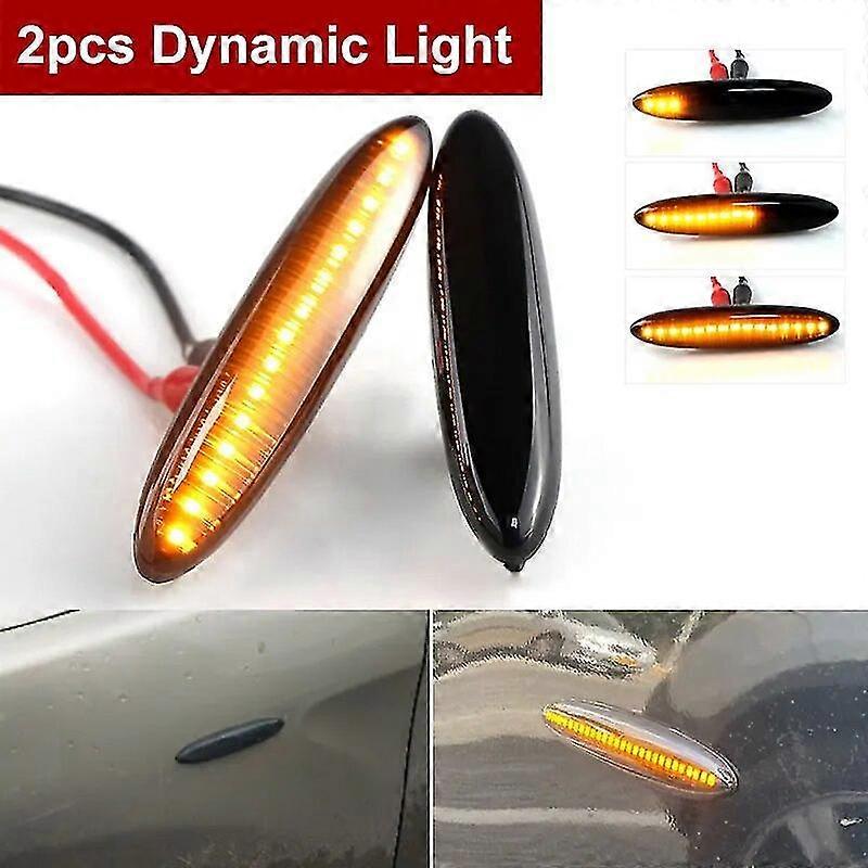 2pcs Led Dynamic Side Marker Turn Signal Light For For Lexus Is250 Is350 2005-2013, Sc430 2006-2010, E350 2006-2009