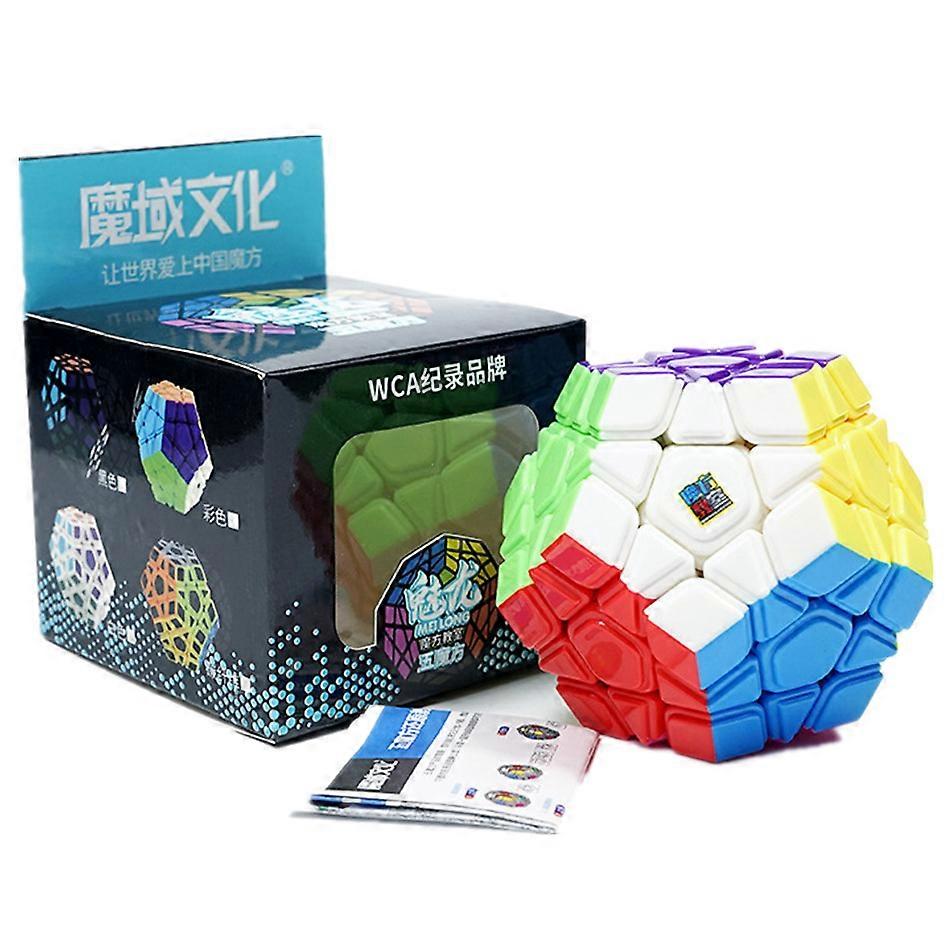 Moyu Meilong Convex Megaminx Kibiminx Rediminx 3x3 Stickerless Megaminxeds Magic Cube Educational Puzzle Magic Cube Toy